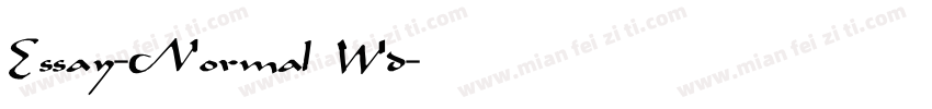 Essay-Normal Wd字体转换
